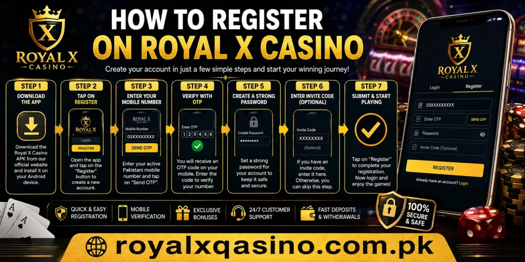 Royal x Casino Register