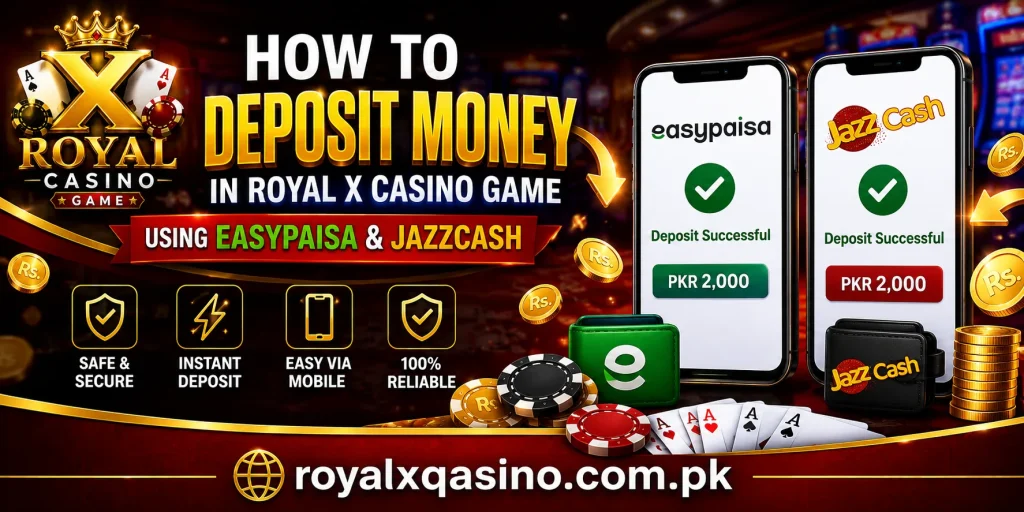 Royal X Casino Deposit Method