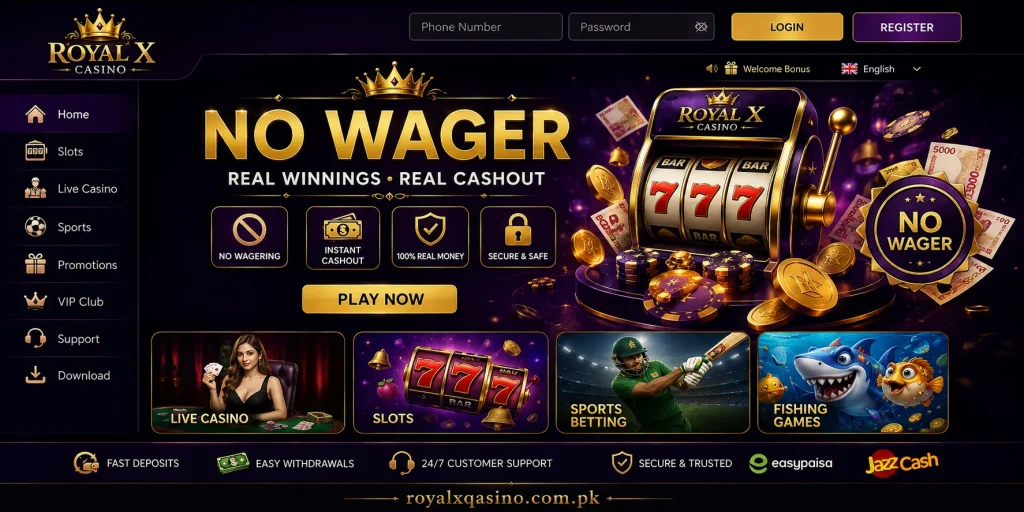 Royal x casino No Wager